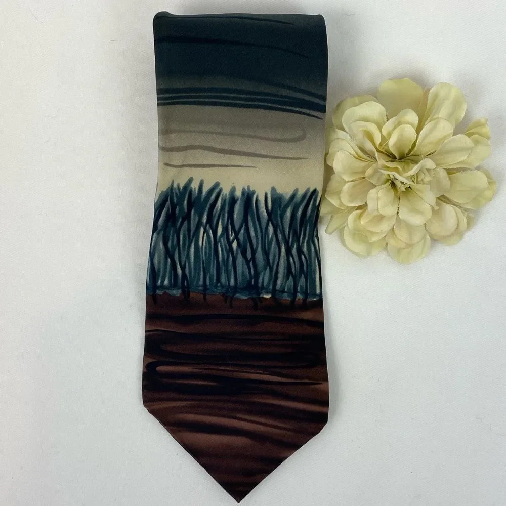 Jerry Garcia 100% Silk Wetlands I Collection Fourteen Tie